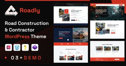 Roadly - Road Construction & Civil Engineering WordPress Theme