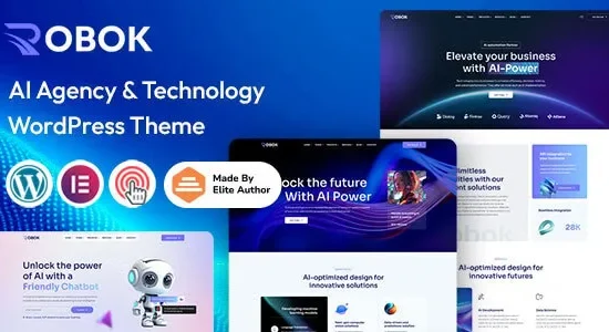 Robok – AI Agency WordPress Theme