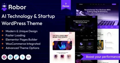 Robor – AI and Automation Integration WordPress Theme