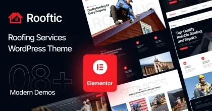 Rooftic - Roofing Services WordPress Theme