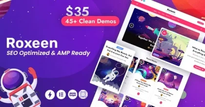 Roxeen - Personal Lightweight WordPress Theme