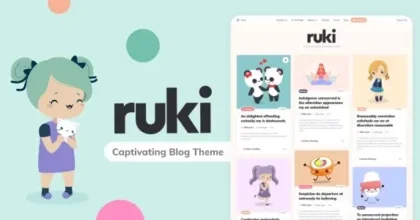 Ruki A Captivating Personal Blog Theme