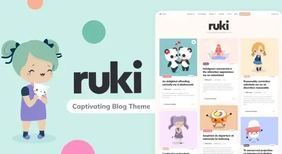 Ruki A Captivating Personal Blog Theme