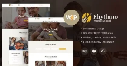 Rythmo – Arts & Music School WordPress Theme