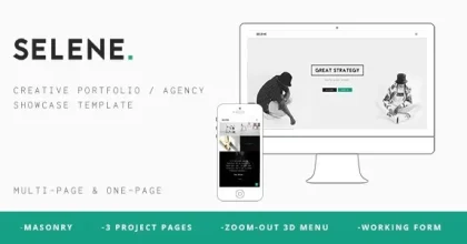 SELENE – Creative Portfolio Agency WP Theme