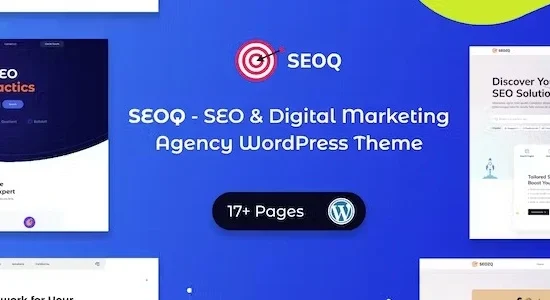 SEOQ SEO & Digital Marketing Agency WordPress Theme