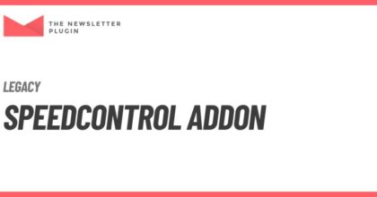 SPEEDCONTROL ADDON