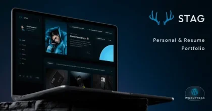 STAG - Personal Portfolio WordPress Theme