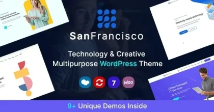San Francisco - IT Technology and Creative WordPress Theme