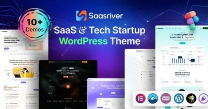 SassRiver - SaaS & Tech Startup WordPress Theme