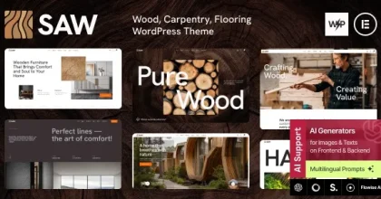 Saw – Wood, Carpentry, Flooring WordPress Theme