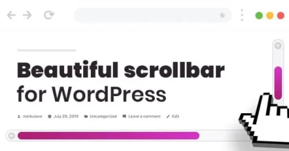 Scroller - Custom Scrollbar for WordPress