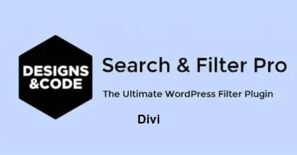 Search & Filter Pro Divi