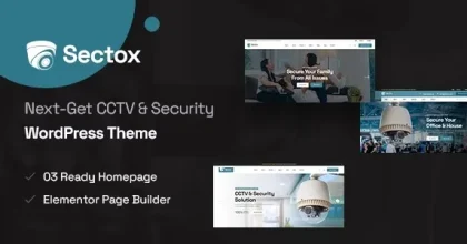 Sectox - CCTV & Security WordPress Theme