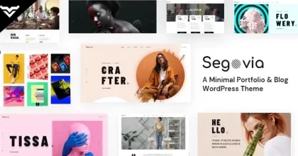 Segovia - A Minimal Portfolio And Blog WordPress Theme