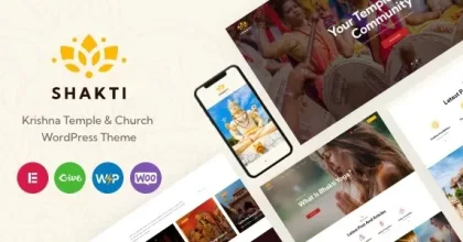 Shakti – Krishna Temple & Church WordPress Theme