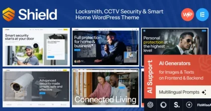Shield – CCTV Security & Smart Home WordPress Theme