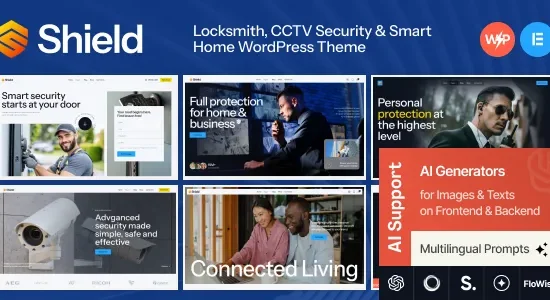 Shield – CCTV Security & Smart Home WordPress Theme