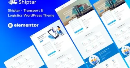 Shiptar – Transport & Logistics WordPress Theme