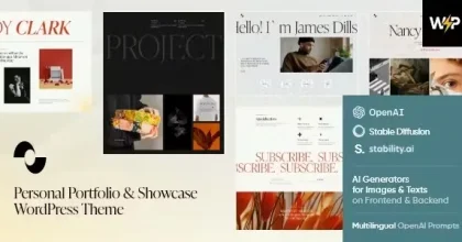 Showmax - Personal Portfolio & Showcase WordPress Theme