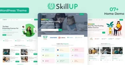 SkillUp Online Education WordPress Theme