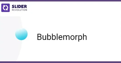 Slider Revolution Bubblemorph