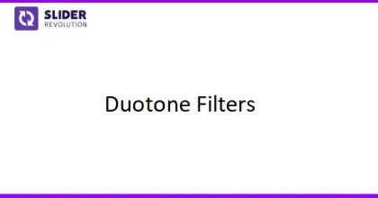 Slider Revolution Duotone Filters