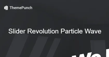 Slider Revolution Particle Wave