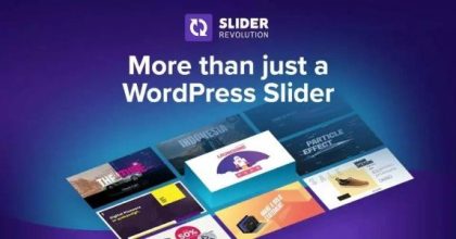 Slider Revolution WordPress Plugin