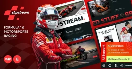 Slipstream – Formula 1 & Motorsports Racing WordPress Theme