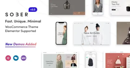 Sober WooCommerce WordPress Theme