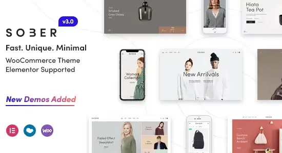 Sober WooCommerce WordPress Theme