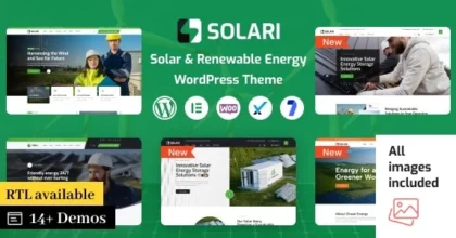 Solari Ecology & Solar Energy WordPress Theme