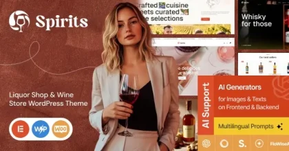 Spirits – Liquor Shop & Wine Store WordPress Theme