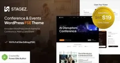 Stagez – Conference and Event FSE WordPress Theme