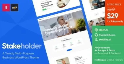 Stakeholder– Business WordPress Theme