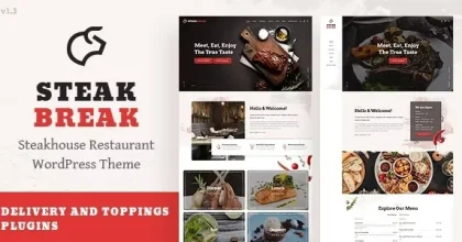 SteakBreak - Meat Restaurant WordPress Theme