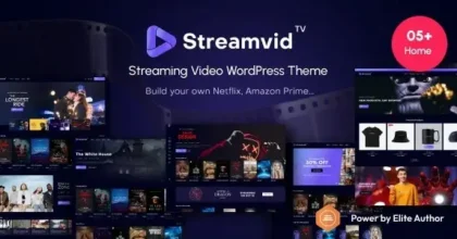 StreamVid Streaming Video WordPress Theme