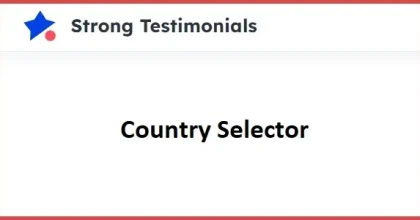 Strong Testimonials Country Selector