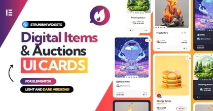 Struninn - Digital Items and Auctions - UI Cards for Elementor