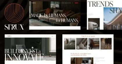 Strux - Architecture & Interior Design WordPress Theme