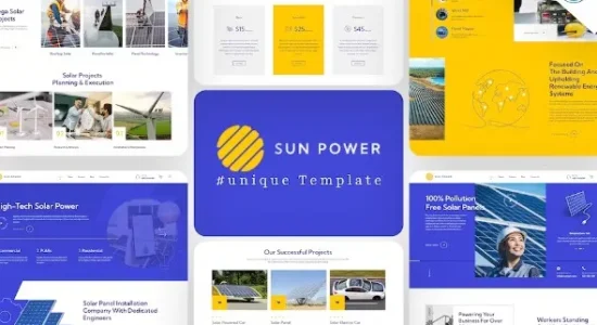 SunPower – Solar Renewable Energy Theme