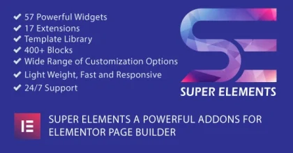 Super Elements Addons for Elementor