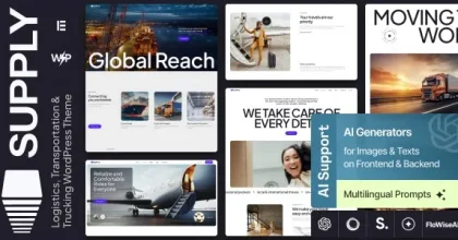 Supply – Logistics, Transportation & Trucking WordPress Theme