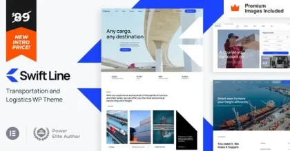 SwiftLine – Transportation Logistics WordPress Theme