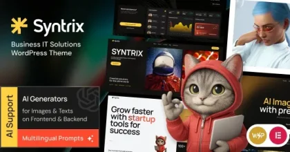 Syntrix - Business IT Solutions WordPress Theme