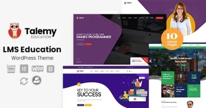 Talemy - LMS Education WordPress Theme