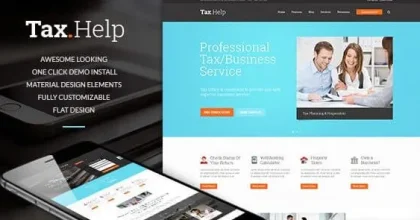 Tax Help - Finance & Accounting Adviser WordPress Theme
