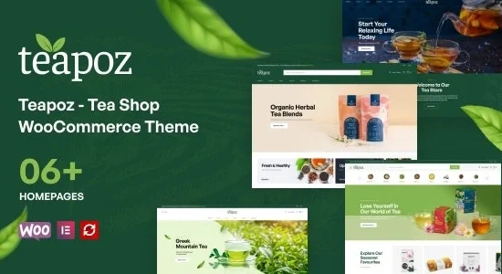 Teapoz Tea Shop WooCommerce Theme