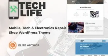 TechLife – Mobile, Tech & Electronics Repair Shop WordPress Theme